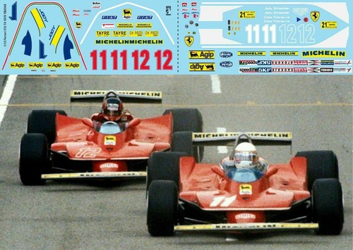 Decals per ferrari - 312, t4