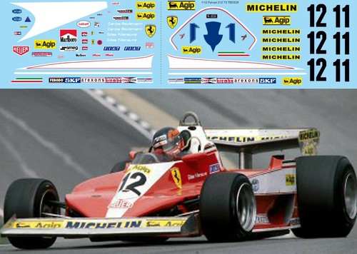 Decals for ferrari 312t3 - for,
