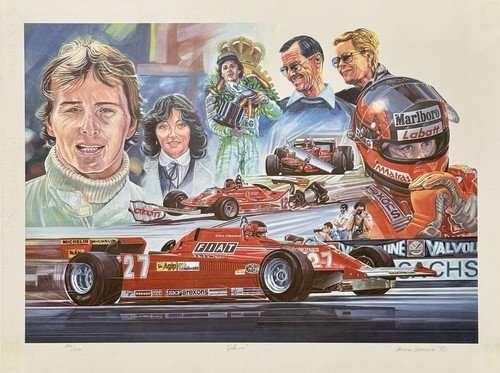 Litografia gil villeneuve - litografia, di