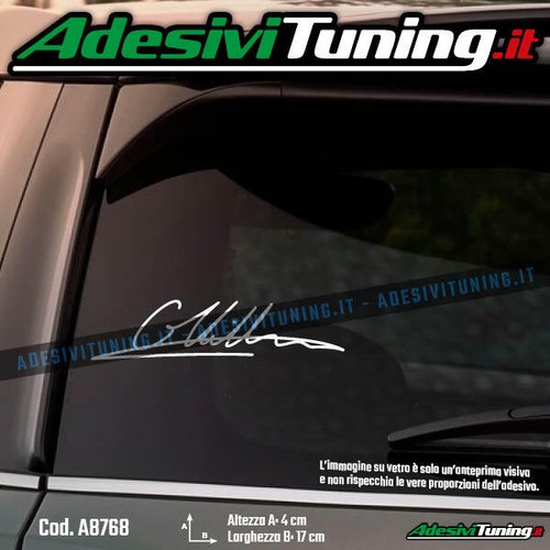 Adesivo firma gilles - firma,