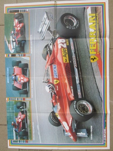 Poster story ferrari - poster, 1982