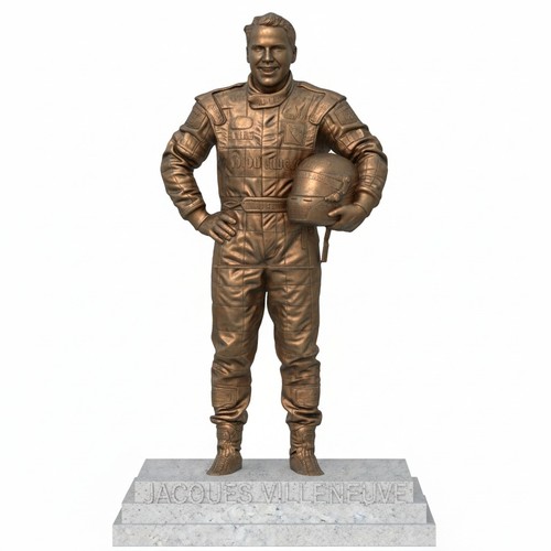 Statua jacques villeneuve - statua,